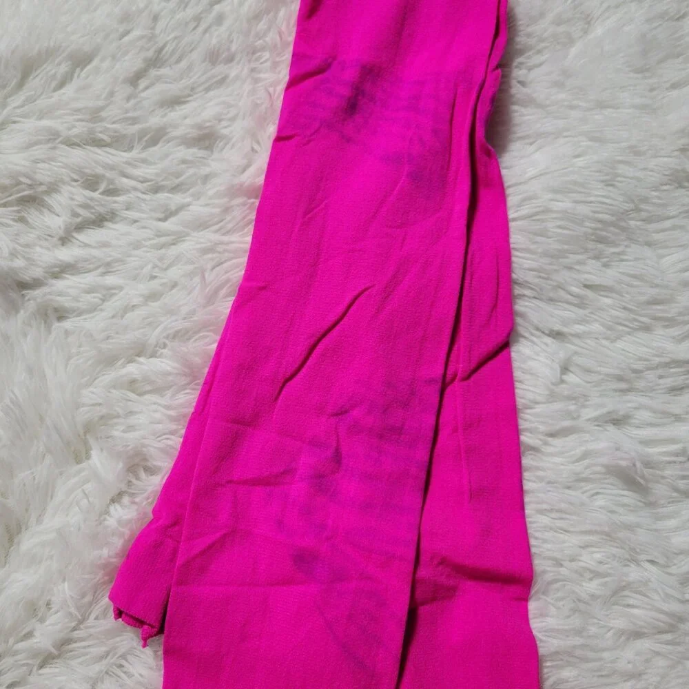 Hot Pink Footless Tights